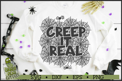 Creep it Real Halloween SVG SVG Crunchy Pickle 