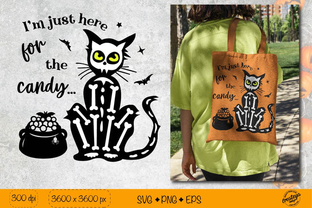 Creepy Black cat SVG| Halloween quotes SVG SVG Createya Design 