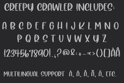 Creepy Crawler Font Designing Digitals 
