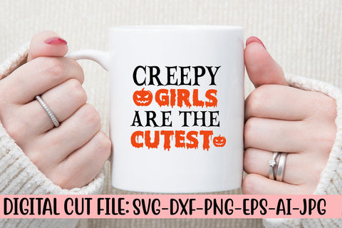 Creepy Girls Are The Cutest SVG Cut File SVG Syaman 