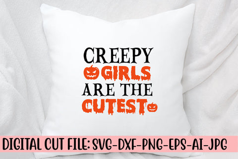 Creepy Girls Are The Cutest SVG Cut File SVG Syaman 