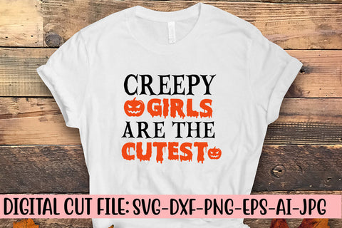 Creepy Girls Are The Cutest SVG Cut File SVG Syaman 