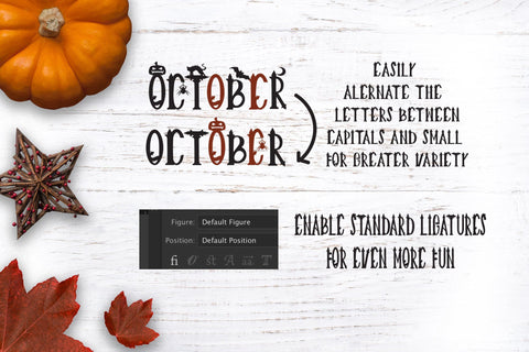 Creepy Halloween Font Font Graphic House Design 