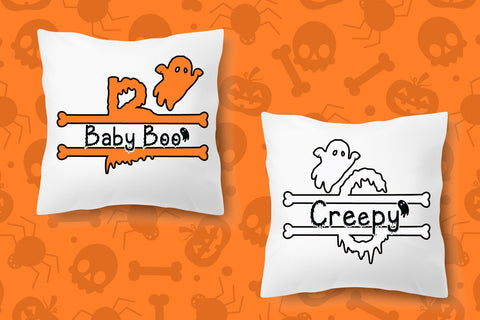 Creepy Halloween Monogram Font AEN Creative Store 
