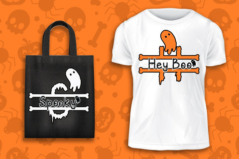 Creepy Halloween Monogram Font AEN Creative Store 