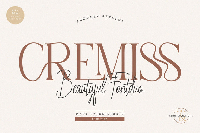 CREMISS Font toni_std 