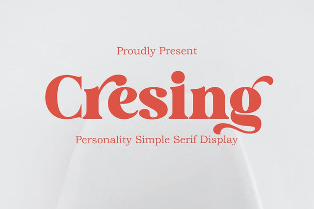 Cresing Font gatype 