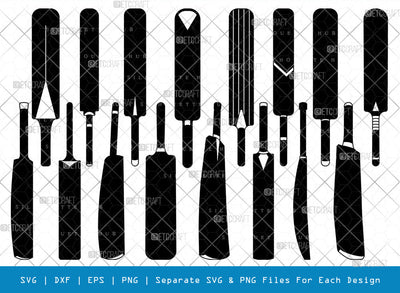 Cricket Bat SVG, Bat Silhouette, Sports Svg, Cricket Svg, Bat Svg, Sports Bat Svg, Cricket Lover Svg, Cricket Bat Bundle SVG ETC Craft 