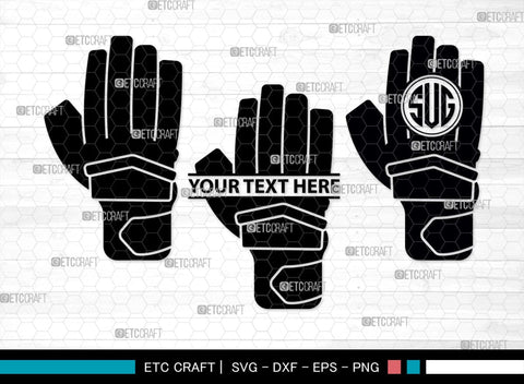Cricket Hand Gloves Monogram, Cricket Hand Gloves Silhouette, Hand Gloves SVG, Cricket Batting Gloves Svg, Sport Gloves Svg, Gloves Bundle, SB00136 SVG ETC Craft 