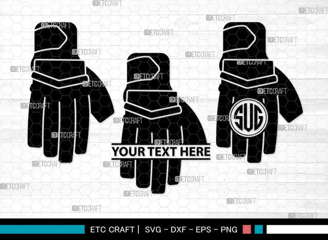 Cricket Hand Gloves Monogram, Cricket Hand Gloves Silhouette, Hand Gloves SVG, Cricket Batting Gloves Svg, Sport Gloves Svg, Gloves Bundle, SB00136 SVG ETC Craft 