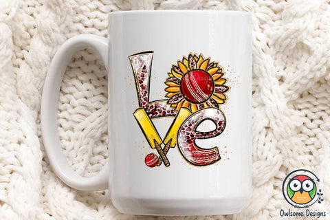 Cricket Love Sublimation PNG Designs Sublimation Owlsome.Designs 
