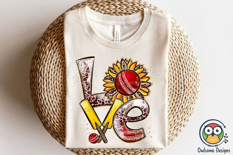 Cricket Love Sublimation PNG Designs Sublimation Owlsome.Designs 