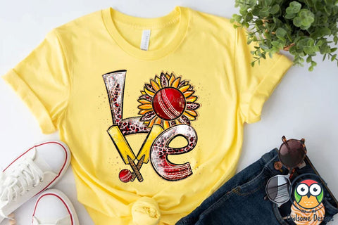 Cricket Love Sublimation PNG Designs Sublimation Owlsome.Designs 