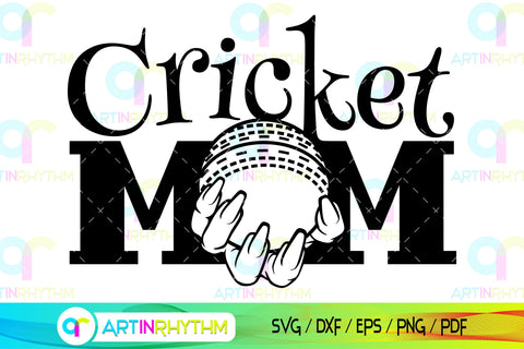 cricket mom svg, ball games, sports svg SVG Artinrhythm shop 
