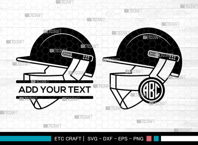 Cricket Monogram SVG, Cricket SVG, Cricket Bat Svg, Cricket Ball Svg, Cricket Stump Svg, Cricket Helmet Svg, Split Monogram SVG ETC Craft 