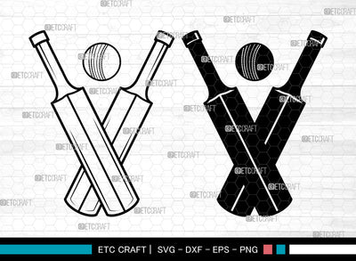 Cricket SVG, Cricket SVG, Cricket Bat Svg, Cricket Ball Svg, Cricket Stump Svg, Cricket Helmet Svg, Cricket SVG ETC Craft 