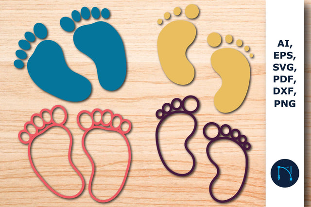 Cricut Baby Feet Svg Bundle SVG MD JOYNAL ABDIN 