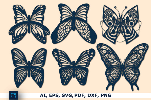 Cricut Butterfly SVG Bundle SVG MD JOYNAL ABDIN 