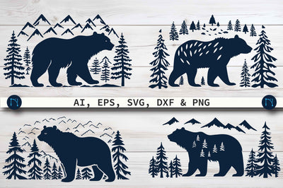 Cricut Christmas Bear SVG Bundle SVG MD JOYNAL ABDIN 