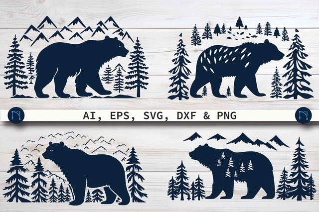 Cricut Christmas Bear SVG Bundle SVG MD JOYNAL ABDIN 