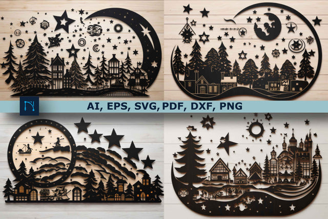 Cricut Christmas Decor SVG Bundle SVG MD JOYNAL ABDIN 