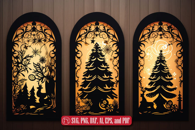Cricut Christmas Door SVG Bundle SVG MD JOYNAL ABDIN 