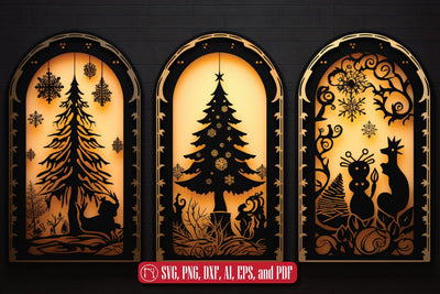 Cricut Christmas Door SVG Bundle SVG MD JOYNAL ABDIN 