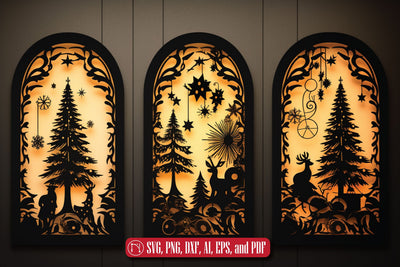 Cricut Christmas Door SVG Bundle SVG MD JOYNAL ABDIN 