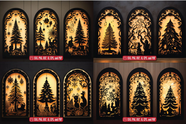 Cricut Christmas Door SVG Bundle SVG MD JOYNAL ABDIN 