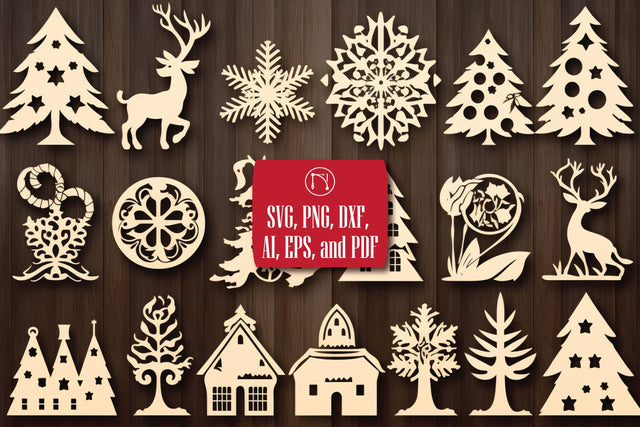 Cricut Christmas Element SVG Bundle SVG MD JOYNAL ABDIN 