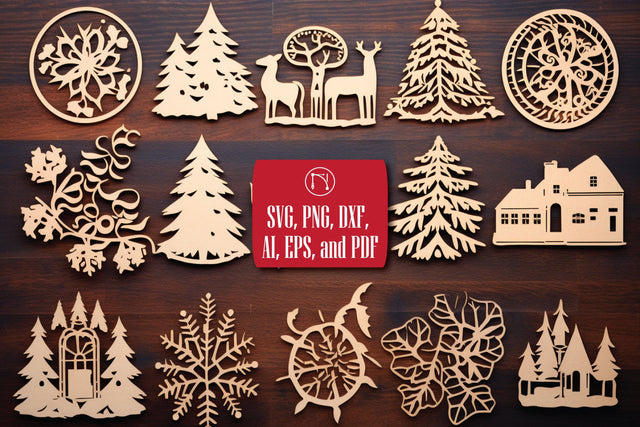 Cricut Christmas Element SVG Bundle SVG MD JOYNAL ABDIN 