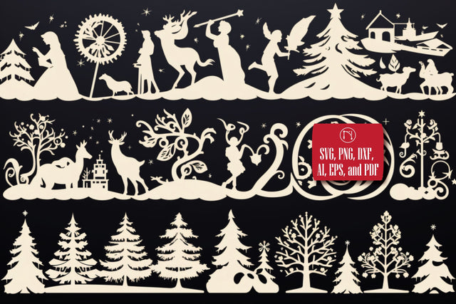 Cricut Christmas Element SVG Bundle SVG MD JOYNAL ABDIN 