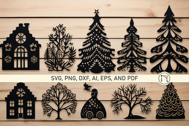 Cricut Christmas Element SVG Bundle SVG MD JOYNAL ABDIN 