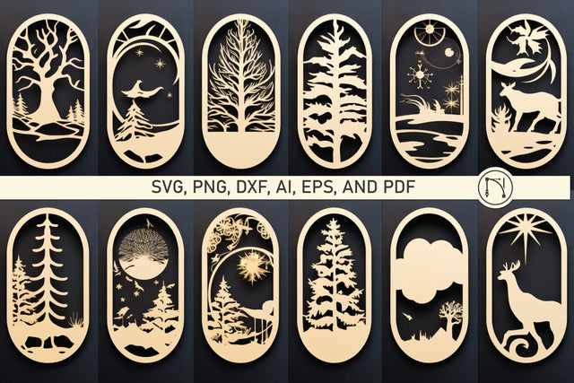 Cricut Christmas Element SVG Bundle SVG MD JOYNAL ABDIN 