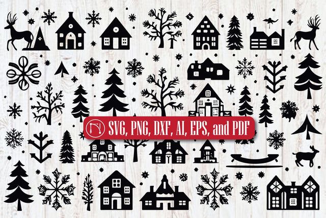 Cricut Christmas Festive Holiday Wonders SVG Bundle SVG MD JOYNAL ABDIN 