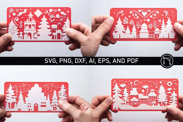 Cricut Christmas Gift Card SVG Bundle SVG MD JOYNAL ABDIN 
