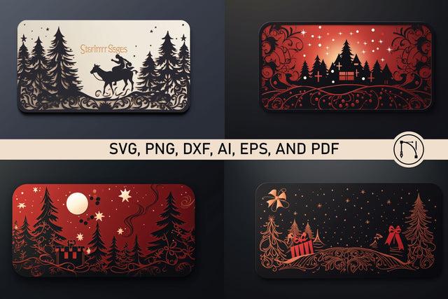 Cricut Christmas Gift Card SVG Bundle SVG MD JOYNAL ABDIN 