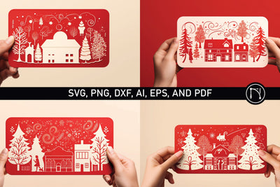 Cricut Christmas Gift Card SVG Bundle SVG MD JOYNAL ABDIN 