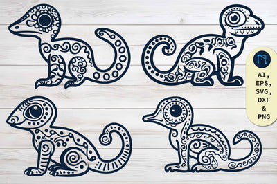 Cricut Christmas Gingerbread Gecko SVG Bundle SVG MD JOYNAL ABDIN 