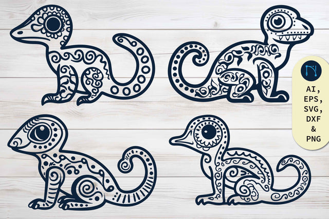 Cricut Christmas Gingerbread Gecko SVG Bundle SVG MD JOYNAL ABDIN 