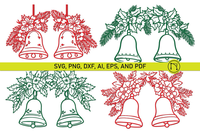 Cricut Christmas Jingle Bells SVG Bundle SVG MD JOYNAL ABDIN 