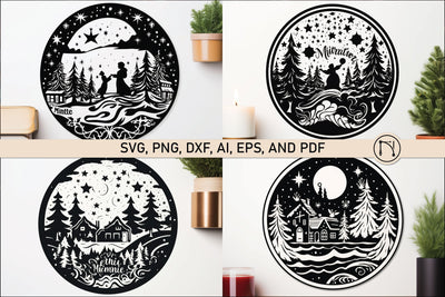 Cricut Christmas Magic Decor SVG Bundle SVG MD JOYNAL ABDIN 