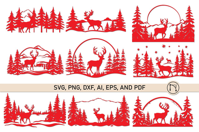 Cricut Christmas ReindeerJoy SVG Bundle SVG MD JOYNAL ABDIN 