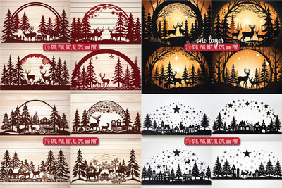 Cricut Christmas Scene SVG Mega Bundle SVG MD JOYNAL ABDIN 