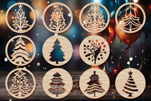Cricut Christmas Tree Coasters SVG bundle SVG MD JOYNAL ABDIN 