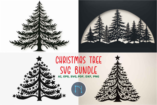 Cricut Christmas Tree SVG Bundle SVG MD JOYNAL ABDIN 