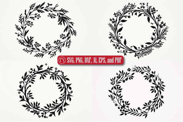 Cricut Christmas Wreath SVG Bundle SVG MD JOYNAL ABDIN 