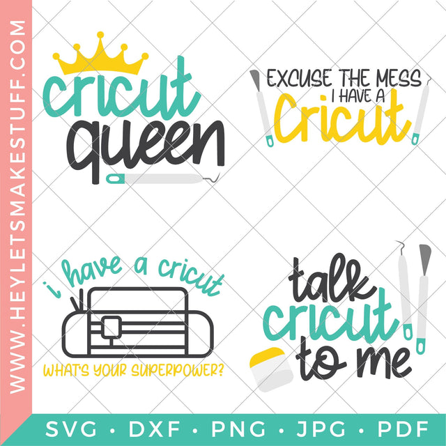 Cricut Crafter Bundle SVG Hey Let's Make Stuff 