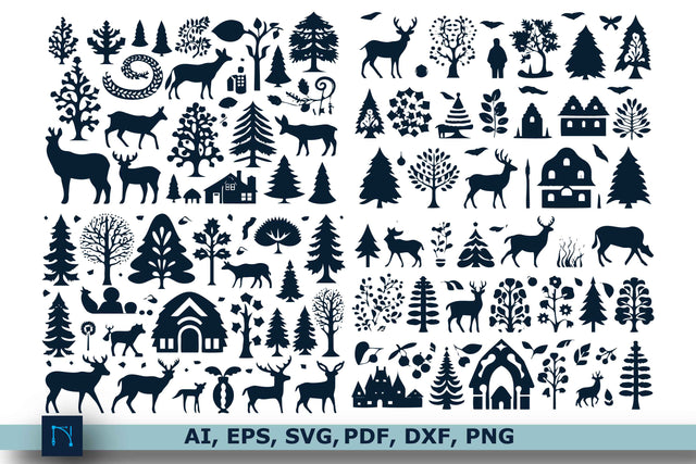 Cricut Cut Christmas Element SVG Bundle SVG MD JOYNAL ABDIN 
