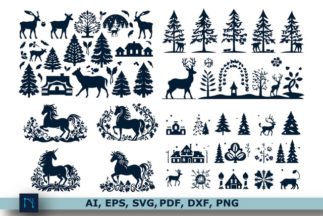 Cricut Cut Christmas Element SVG Bundle SVG MD JOYNAL ABDIN 